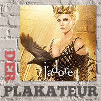 Der Plakateur: Charlize Theron in Gold