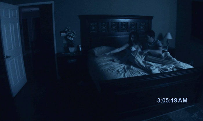 Szenenbild aus dem Film Paranormal Activity