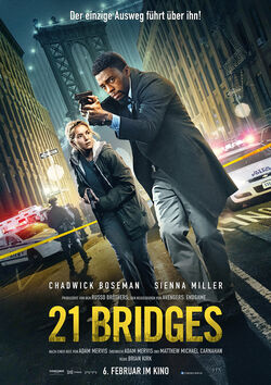 Filmplakat zu 21 Bridges