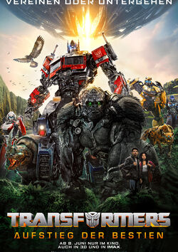 Filmplakat zu Transformers: Aufstieg der Bestien