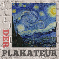 Der Plakateur: Van Gogh in einer Sternennacht
