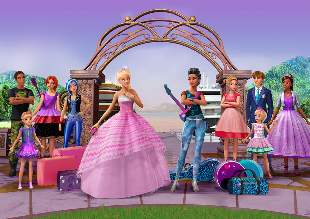 Szenenbild aus dem Film Barbie - Eine Prinzessin im Rockstar Camp