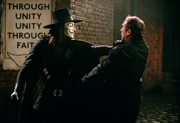 Szenenbild aus dem Film V wie Vendetta