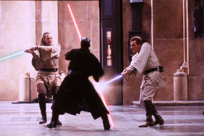 Szenenbild aus dem Film Star Wars: Episode I - Die dunkle Bedrohung