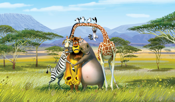 Szenenbild aus dem Film Madagascar 2