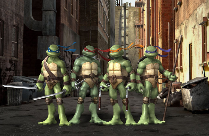 Szenenbild aus dem Film TMNT - Teenage Mutant Ninja Turtles
