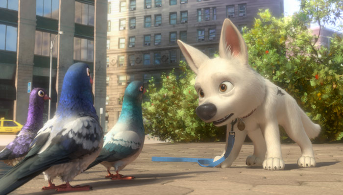 Szenenbild aus dem Film Bolt - Ein Hund für alle Fälle