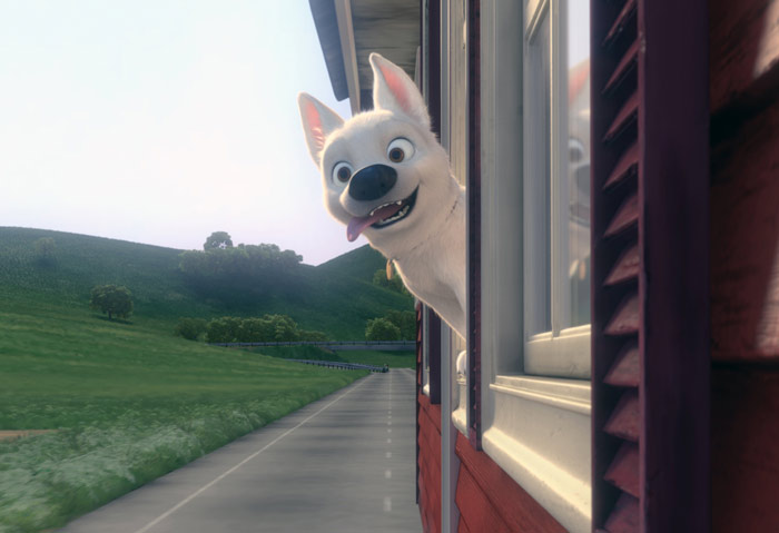 Szenenbild aus dem Film Bolt - Ein Hund für alle Fälle
