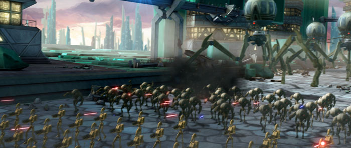Szenenbild aus dem Film Star Wars: The Clone Wars