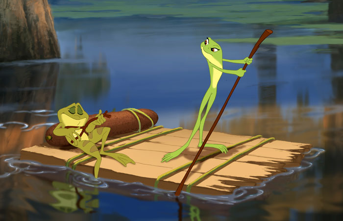 Szenenbild aus dem Film Küss den Frosch