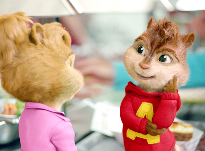 Szenenbild aus dem Film Alvin und die Chipmunks 2