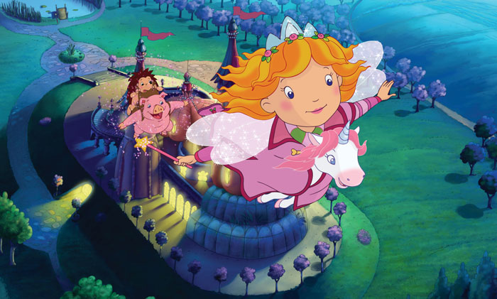 Szenenbild aus dem Film Prinzessin Lillifee und das kleine Einhorn