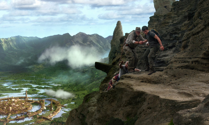 Szenenbild aus dem Film Die Reise zur geheimnisvollen Insel