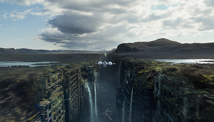 Szenenbild aus dem Film Oblivion