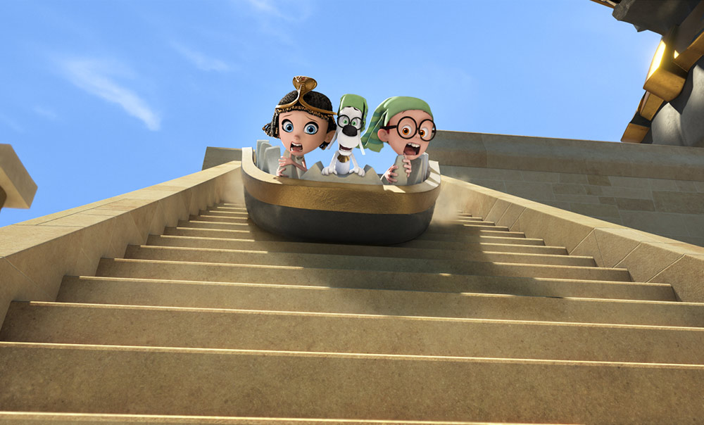Szenenbild aus dem Film Die Abenteuer von Mr. Peabody & Sherman