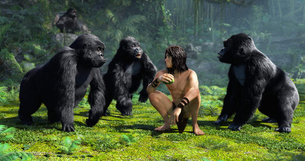 Szenenbild aus dem Film Tarzan