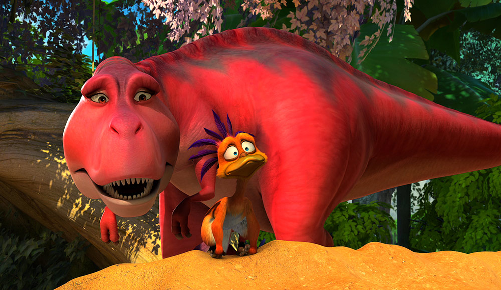 Szenenbild aus dem Film Die Dinos sind los