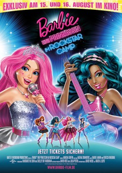 Filmplakat zu Barbie - Eine Prinzessin im Rockstar Camp
