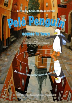 Filmplakat zu Pelé Pinguin kommt in die Stadt