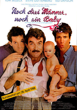 Filmplakat zu Noch drei Männer, noch ein Baby