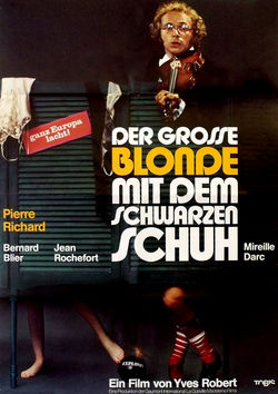 Filmplakat zu Der große Blonde mit dem schwarzen Schuh