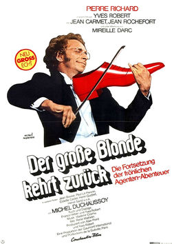 Filmplakat zu Der große Blonde kehrt zurück