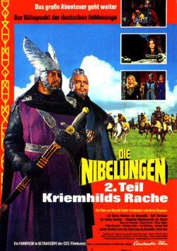 Filmplakat zu Die Nibelungen, Teil 2 - Kriemhilds Rache