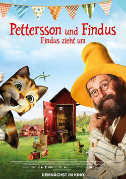Filmplakat zu Pettersson und Findus - Findus zieht um
