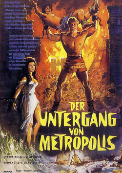 Filmplakat zu Der Untergang von Metropolis