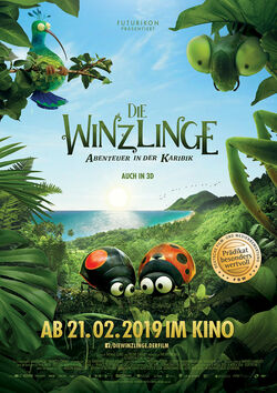Filmplakat zu Die Winzlinge - Abenteuer in der Karibik