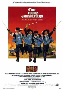 Filmplakat zu Die vier Musketiere