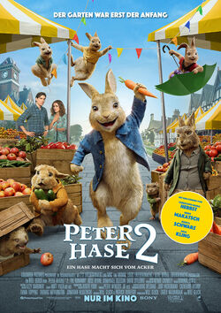 Filmplakat zu Peter Hase 2 - Ein Hase macht sich vom Acker