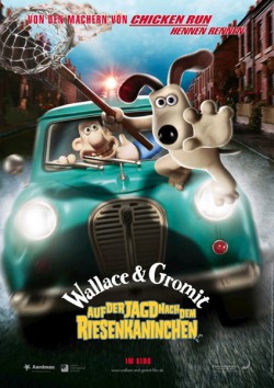Filmplakat zu Wallace und Gromit auf der Suche nach dem Riesenkaninchen