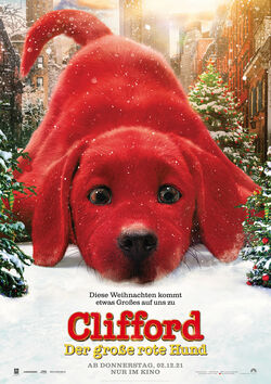 Filmplakat zu Clifford, der große rote Hund