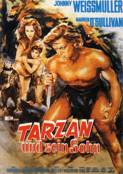 Filmplakat zu Tarzan und sein Sohn