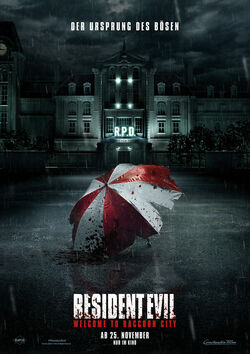 Filmplakat zu Resident Evil: Welcome to Raccoon City