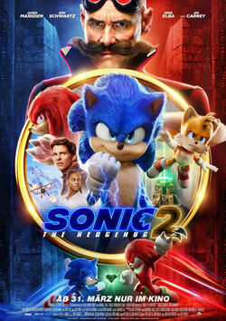 Filmplakat zu Sonic the Hedgehog 2