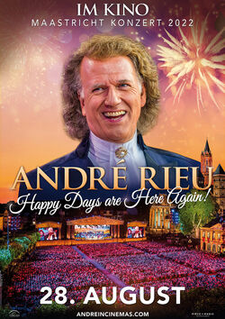 Filmplakat zu André Rieu 2022: Happy Days Are Here Again!