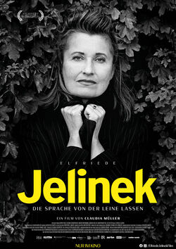Filmplakat zu Elfriede Jelinek - die Sprache von der Leine lassen
