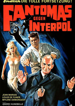 Filmplakat zu Fantomas gegen Interpol