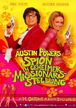 Filmplakat zu Austin Powers - Spion in geheimer Missionarsstellung