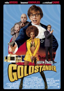 Filmplakat zu Austin Powers in Goldständer