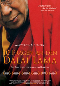 Filmplakat zu 10 Fragen an den Dalai Lama