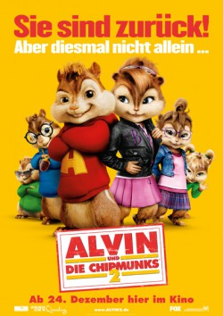 Filmplakat zu Alvin und die Chipmunks 2