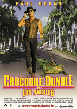 Filmplakat zu Crocodile Dundee in Los Angeles