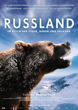 Filmplakat zu Russland - Im Reich der Tiger, Bären und Vulkane