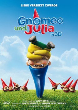 Filmplakat zu Gnomeo und Julia - Liebe versetzt Zwerge