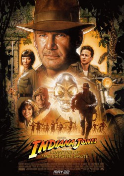 Filmplakat zu Indiana Jones und das Königreich des Kristallschädels