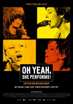 Filmplakat zu Oh Yeah, she performs!