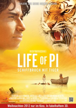 Filmplakat zu Life of Pi - Schiffbruch mit Tiger